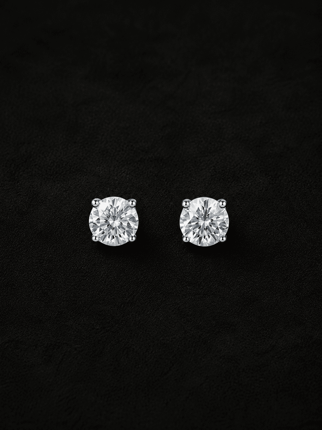 Aros punto de luz plata italiana ley 925