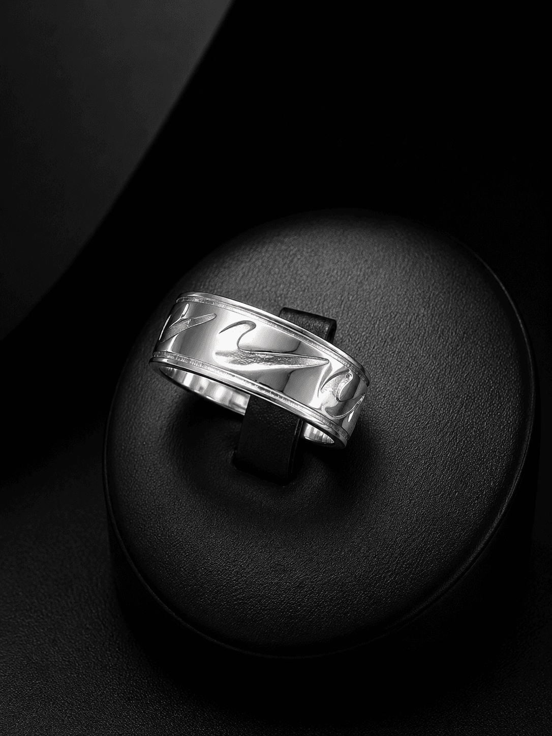 Anillo plata italiana ley 925 diseño nike
