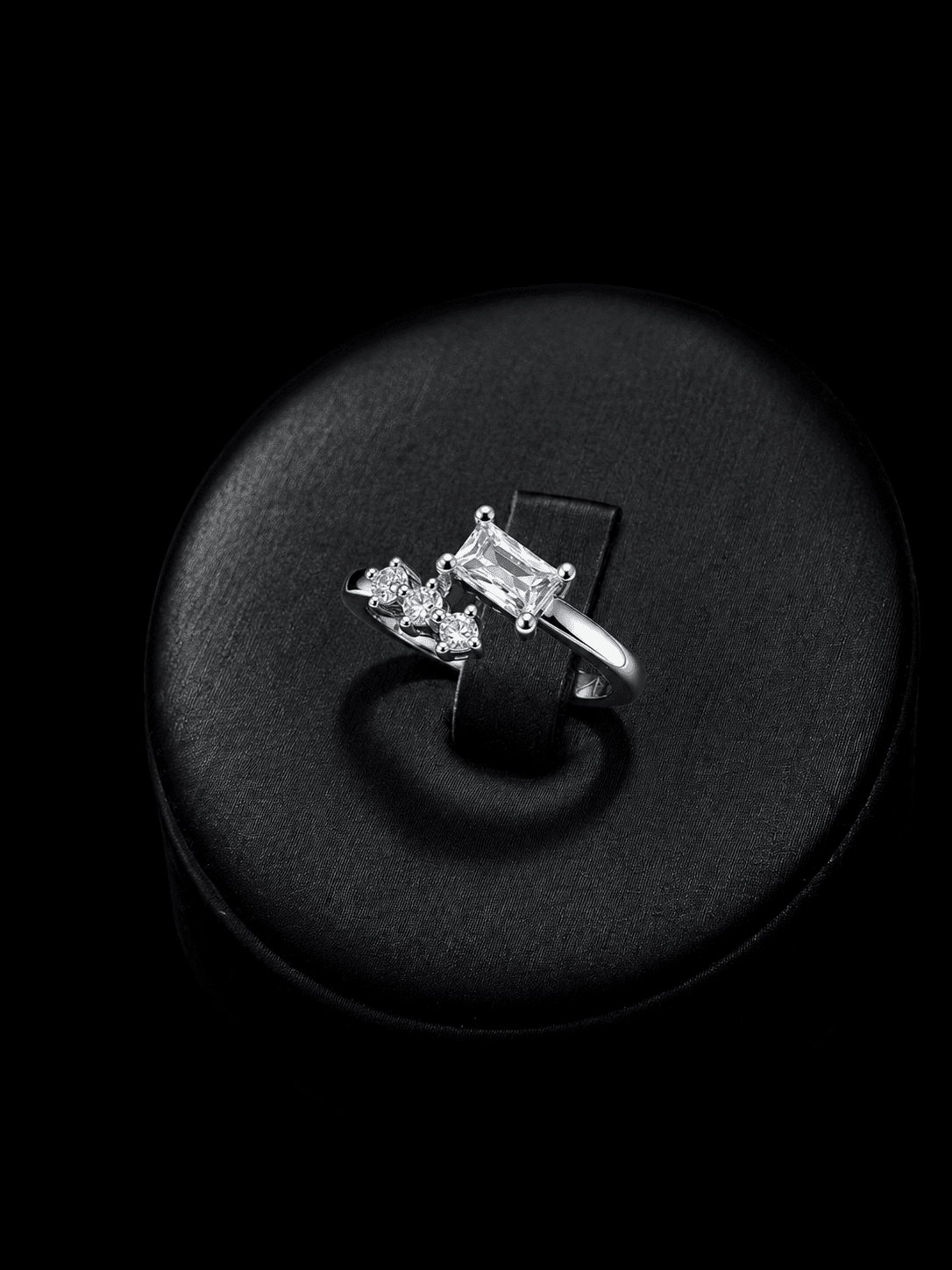 Anillo Toi Et Moi plata italiana ley 925
